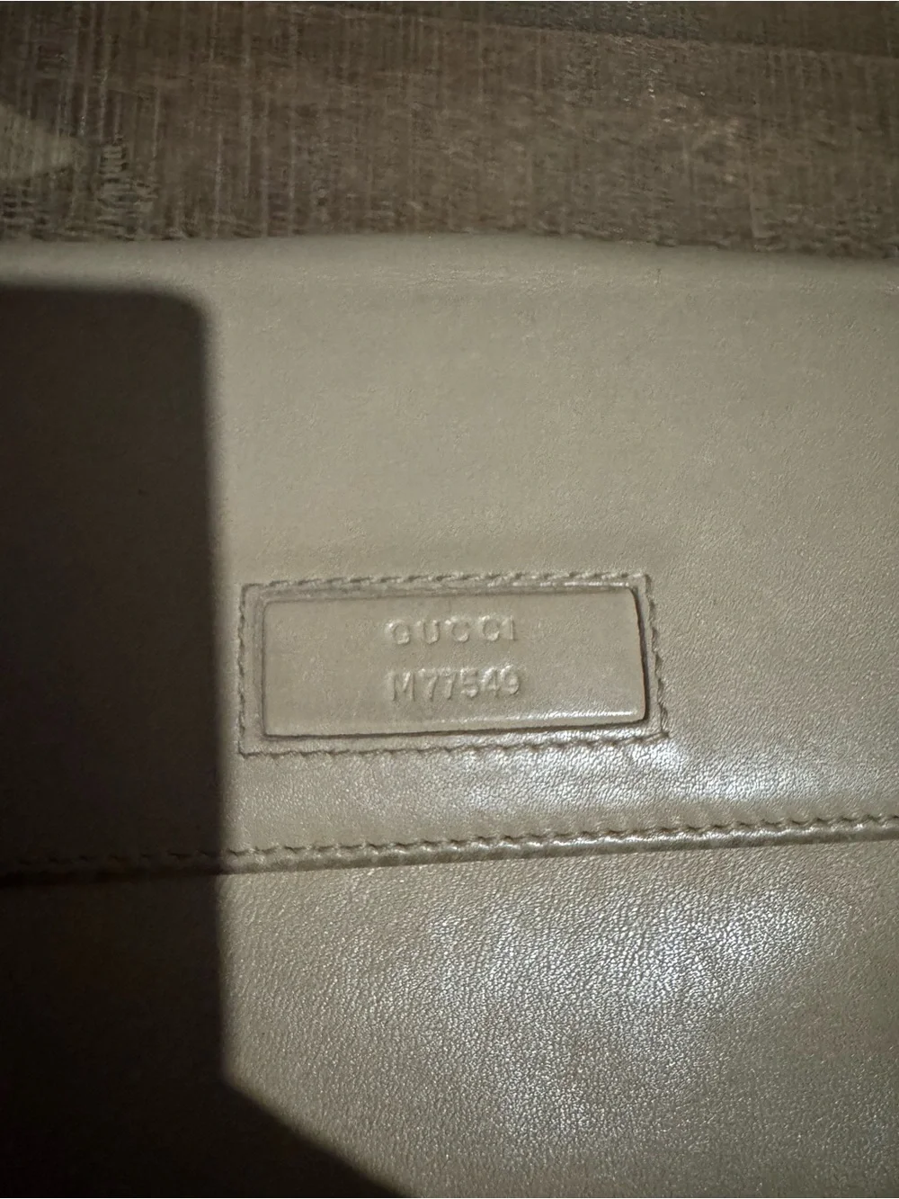 Authentic Gucci Cream Leather Bifold Wallet | Made in Italy